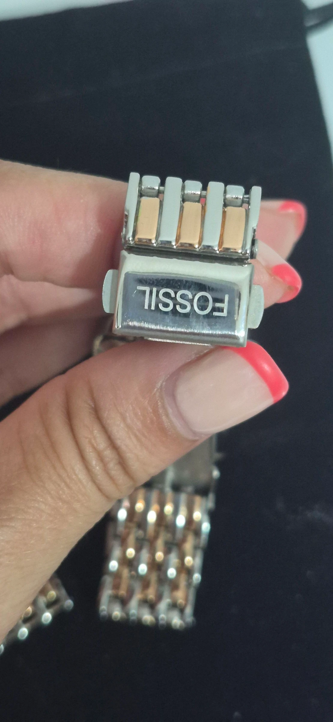 Reloj de Acero Plateado y Oro Rosado – photo 5